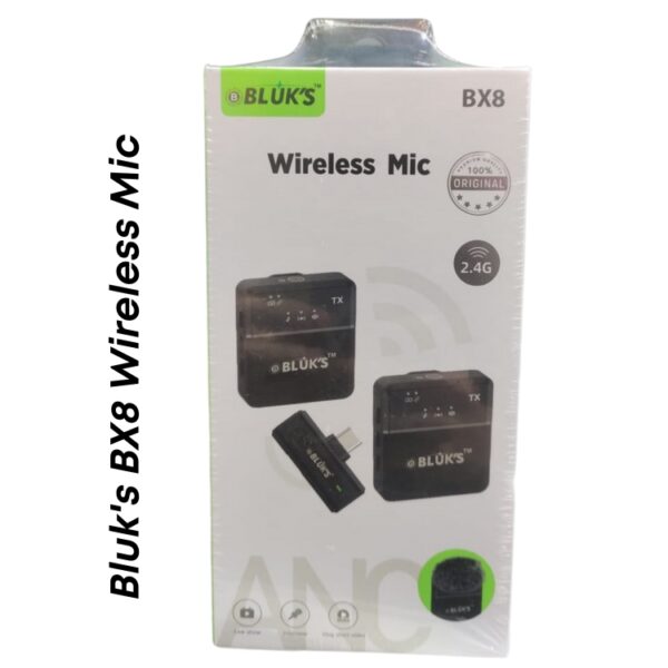 Bluk's BX8 Wireless Mic