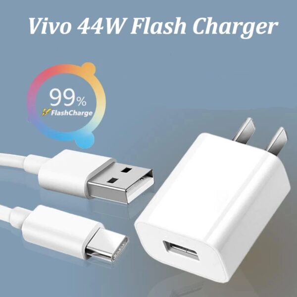 Vivo 44W Flash Charging Charger Set